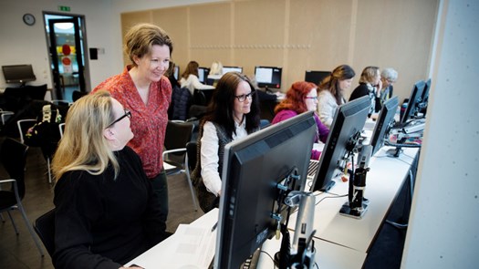 handledning, föreläsningssal, lärarstudenter,