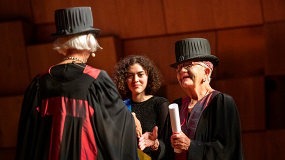 Ulla Schröder, Jubeldoktor Odontologiska fakulteten.