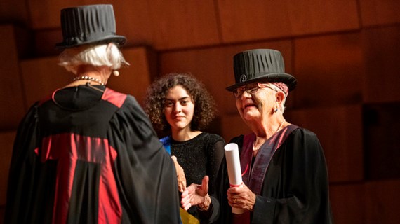 Ulla Schröder, Jubeldoktor Odontologiska fakulteten.