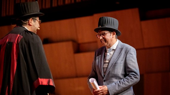 Sunil Maharaj, hedersdoktor, Fakulteten för teknik och samhälle.