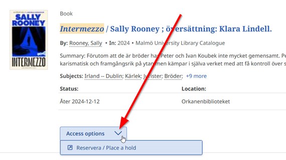You find the request button under "Access options"