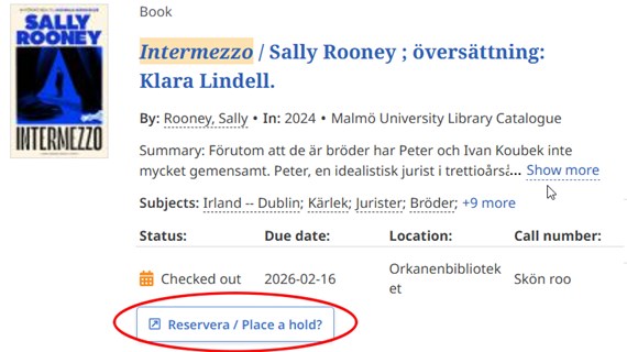 Image instructions on how to request a book