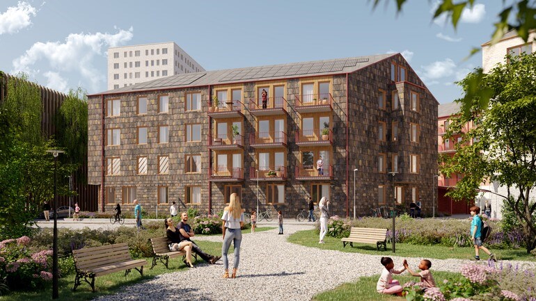 Nytt bostadshus i Malmö