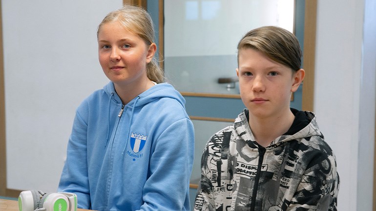 Vincent Ågren och Saga Brandt