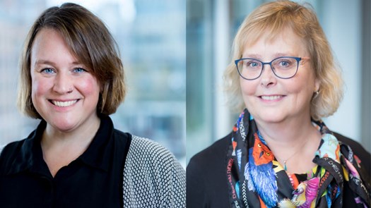 Hanna Ljungberg och Hanne Berthelsen