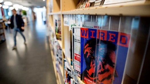 Tryckta tidskrifter på biblioteket