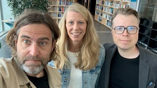 Magnus Erlandsson, Lisa Hellström och Fredrik Portin