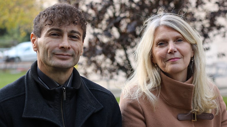 Professorerna Stefan Acosta och Christine Kumlien