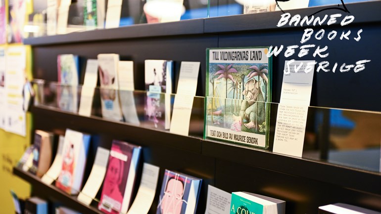 Banned books week Sweden