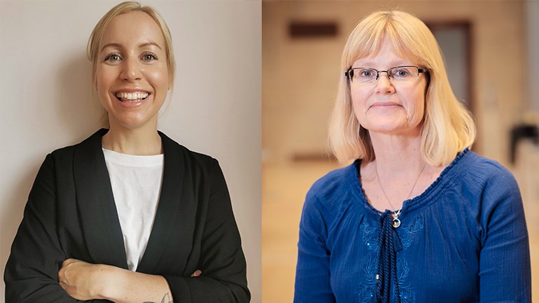 Anna Gustafsson and Anette Gjörloff Wingren