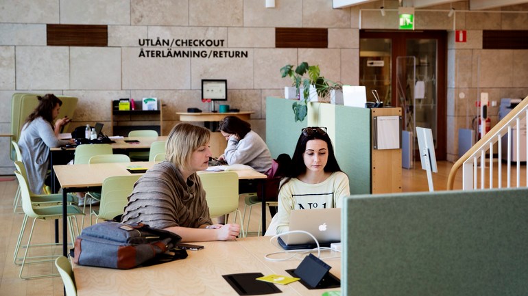 Biblioteket på hälsa och samhälle Malmö Universitet
