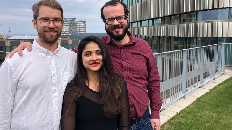 Tre forskare på TS