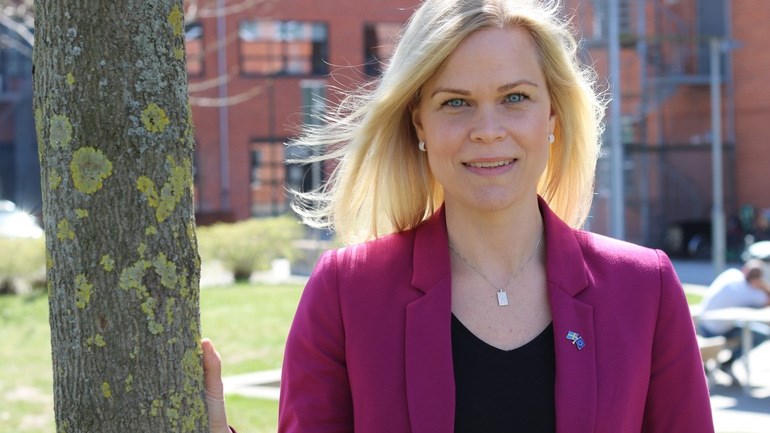 Bild på jämställdhetsminsistern Paulina Brandberg