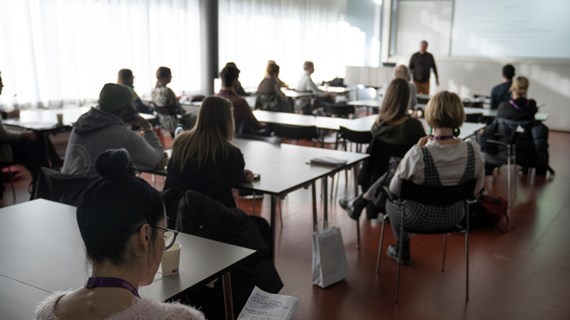 Bild från konferens anordnad av Forskarskolan för yrkesverksamma i socialtjänsten.