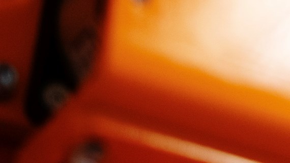 Lampa som visar att exprimentet har startat och att strålningen är på på Max IV-laboratoriet.