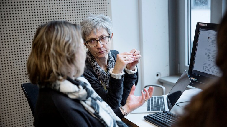 handledning, föreläsningssal, lärarstudenter,