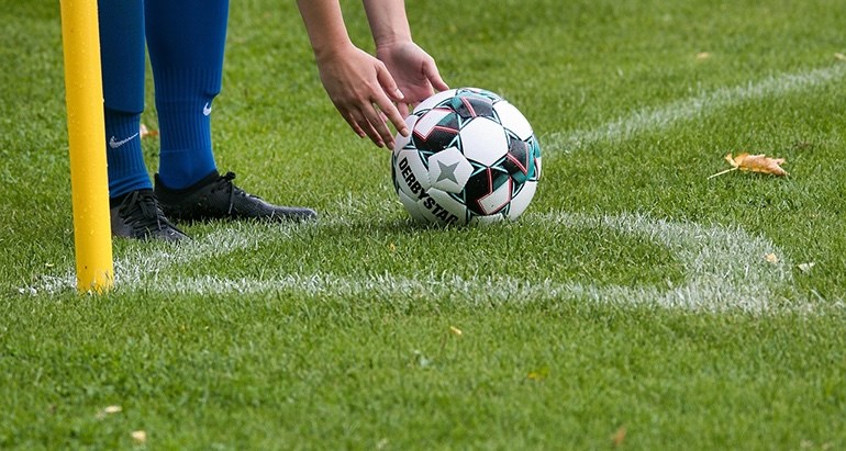 Fotboll hörna