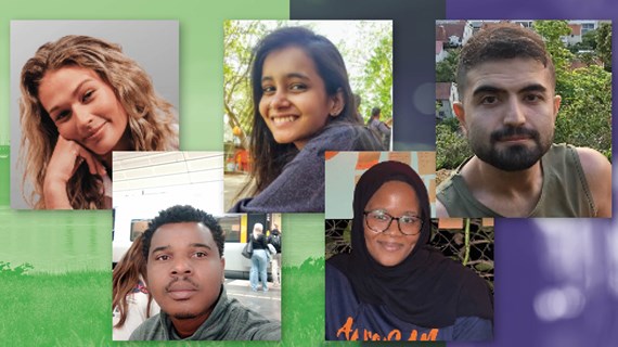 Students from the master's programme.