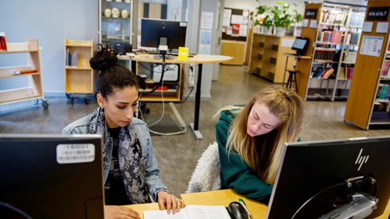 Biblioteket på Odontologiska fakulteten Malmö universitet