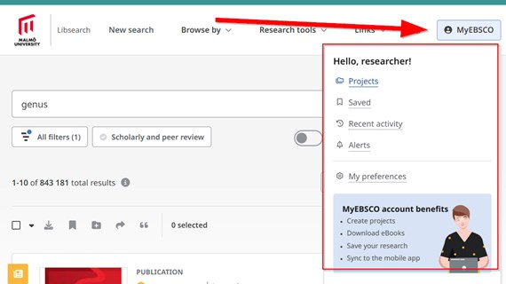 My Ebsco