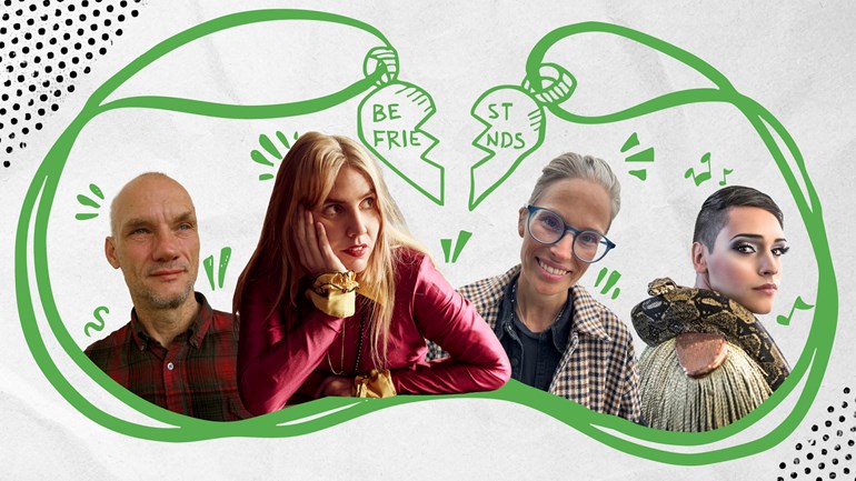 Amanda Romare, Elin Taube, Mats Hilte och DJ Albin Ganovic