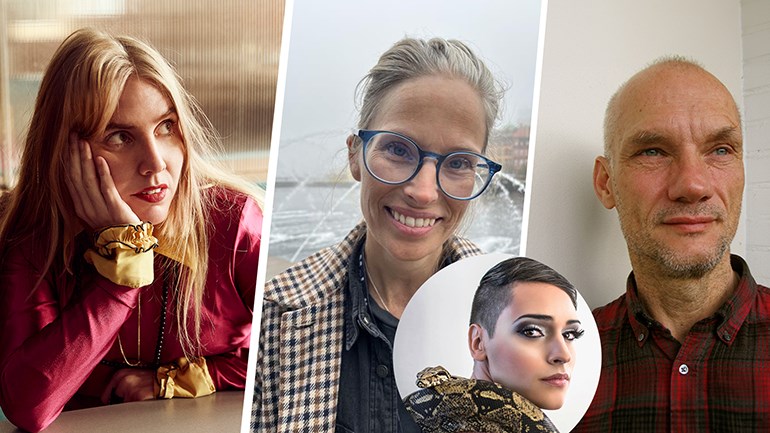 Amanda Romare, Elin Taube, Mats Hilte och DJ Albin Ganovic
