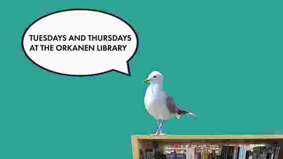 Tuesdays and thursdays at the Orkanen Library
