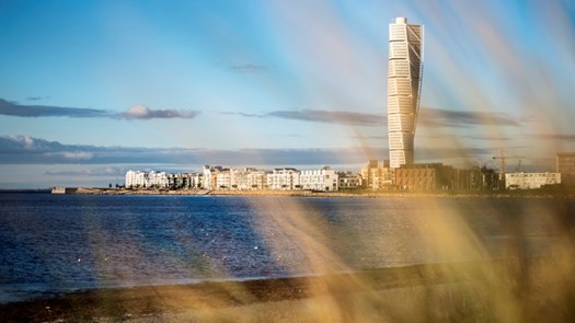 Ribersborg and Turning Torso.