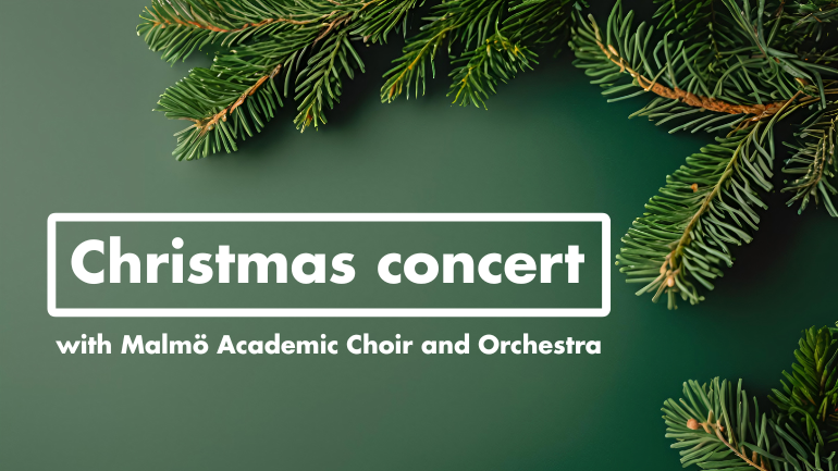 Christmas concert, christmas tree.