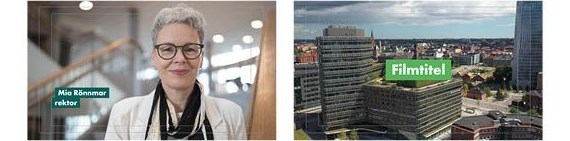 Dynamiska ramar i video.