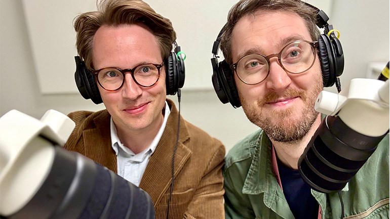 Joel Holmgren och Jens Alvén Sjöberg vid institutionen för polisiärt arbete .