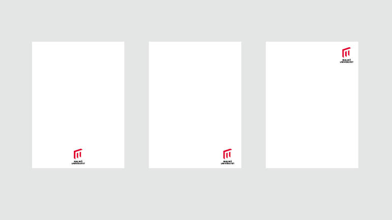 Placering av logotyp.